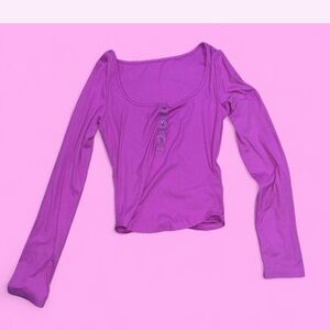 Purple Long Sleeve Women's Top